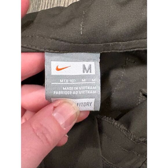 Nike FitDry Womens Capri Pants Mid Rise Athletic Cropped Pants Black Size M - Picture 6 of 8